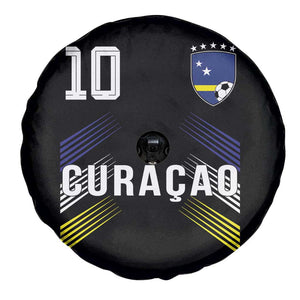 Curacao Soccer Sports Graphic Number 10 Jersey Style Spare Tire Cover Proud Curaçaoans Football Fans Game Day Pride TS02 Print Your Wear