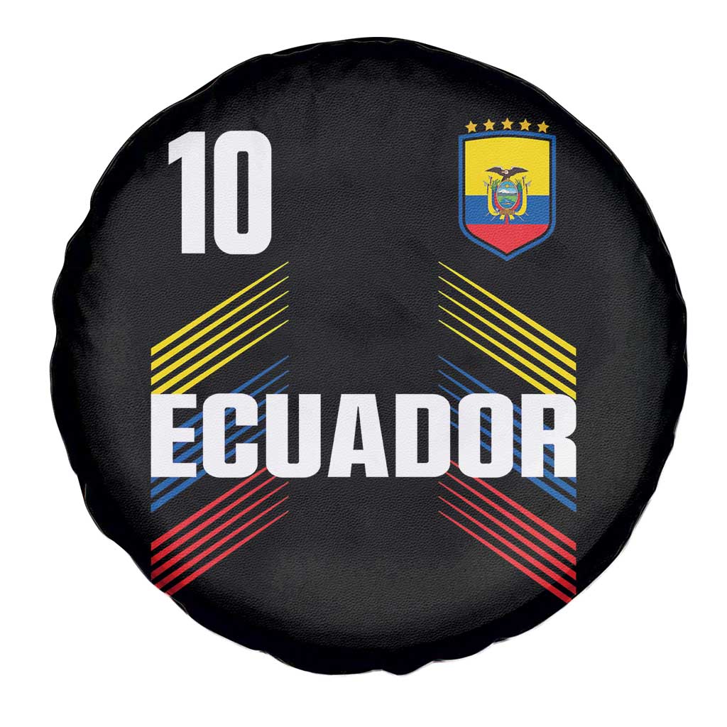 Ecuador Soccer Sports Graphic Number 10 Jersey Style Spare Tire Cover Proud Ecuadorian Football Fans Game Day Pride TS02 Print Your Wear