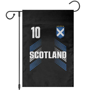 Scotland Soccer Sports Graphic Number 10 Jersey Style Garden Flag Proud Scottish Football Fans Game Day Pride TS02 Black Print Your Wear