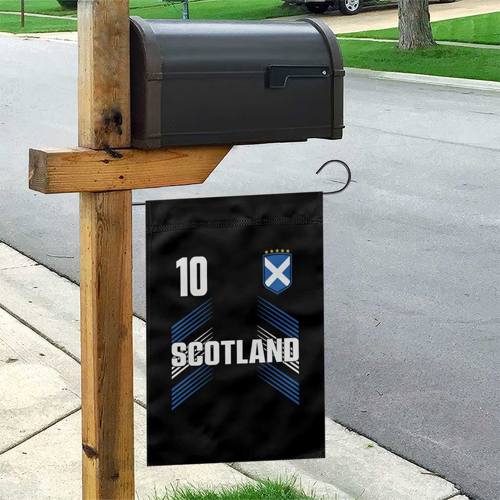 Scotland Soccer Sports Graphic Number 10 Jersey Style Garden Flag Proud Scottish Football Fans Game Day Pride TS02 Print Your Wear