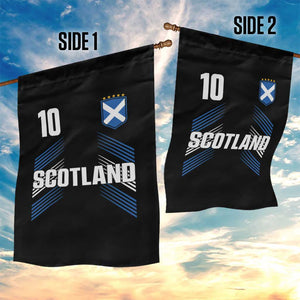 Scotland Soccer Sports Graphic Number 10 Jersey Style Garden Flag Proud Scottish Football Fans Game Day Pride TS02 Print Your Wear