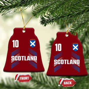 Scotland Soccer Sports Graphic Number 10 Jersey Style Ceramic Ornament Proud Scottish Football Fans Game Day Pride TS02 Print Your Wear