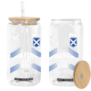 Scotland Soccer Sports Graphic Number 10 Jersey Style Glass Can Proud Scottish Football Fans Game Day Pride TS02 Print Your Wear