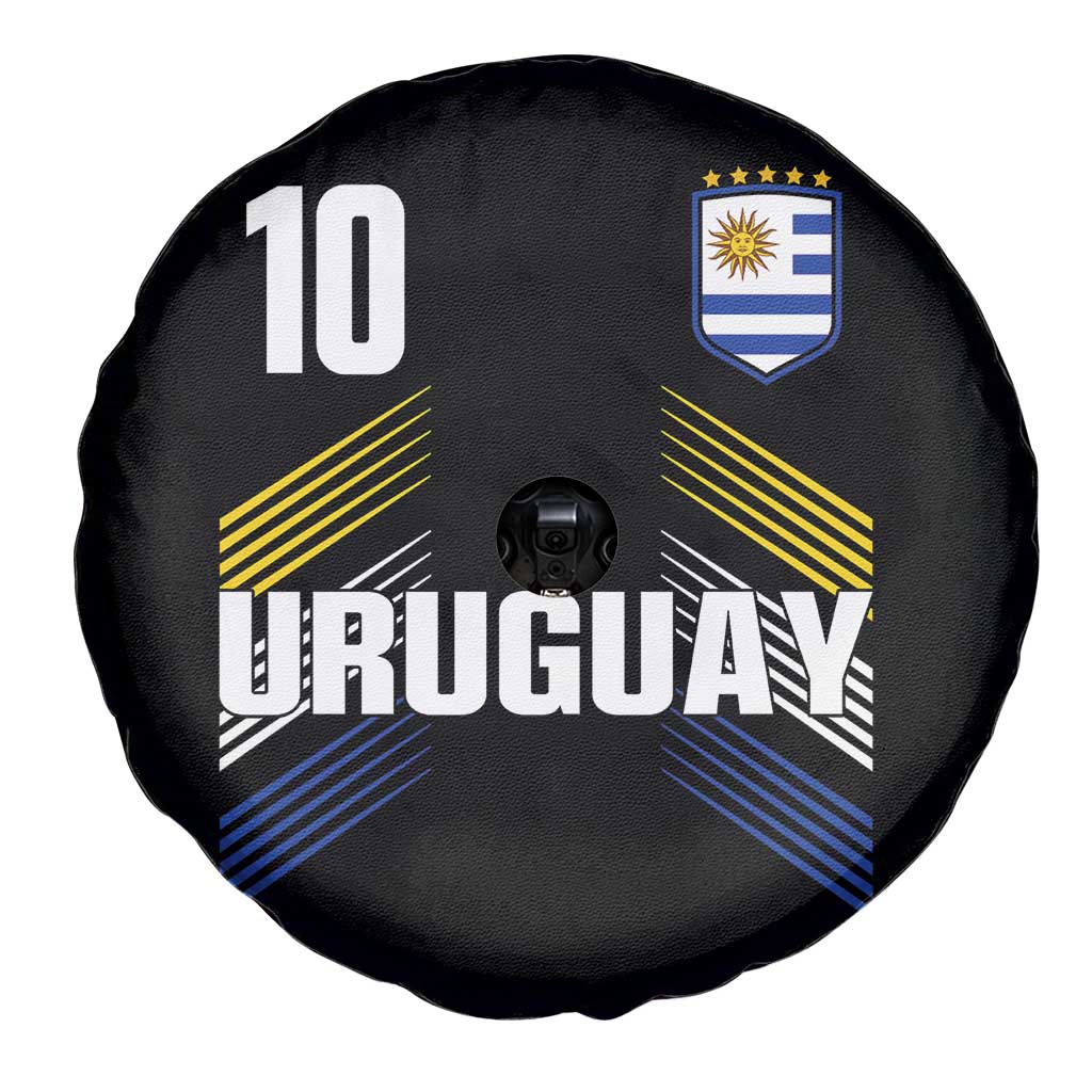 Uruguay Soccer Sports Graphic Number 10 Jersey Style Spare Tire Cover Proud Uruguayan Football Fans Game Day Pride TS02 Print Your Wear