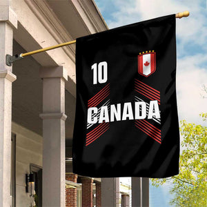 Canada Soccer Sports Graphic Number 10 Jersey Style Garden Flag Proud Canadian Football Fans Game Day Pride TS02 Print Your Wear