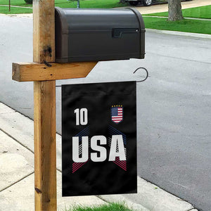 USA Soccer Sports Graphic Number 10 Jersey Style Garden Flag Proud Fans Game Day Pride TS02 Print Your Wear