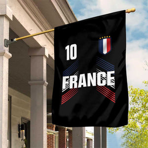 France Soccer Sports Graphic Number 10 Jersey Style Garden Flag Proud French Football Fans Game Day Pride TS02 Print Your Wear