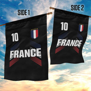 France Soccer Sports Graphic Number 10 Jersey Style Garden Flag Proud French Football Fans Game Day Pride TS02 Print Your Wear