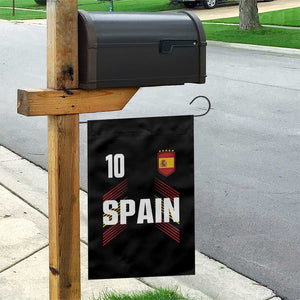 Spain Soccer Sports Graphic Number 10 Jersey Style Garden Flag Proud Spanish Football Fans Game Day Pride TS02 Print Your Wear