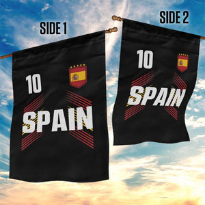 Spain Soccer Sports Graphic Number 10 Jersey Style Garden Flag Proud Spanish Football Fans Game Day Pride TS02 Print Your Wear