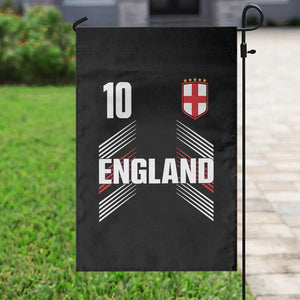 England Soccer Sports Graphic Number 10 Jersey Style Garden Flag Proud St George Cross Football Fans Game Day Pride TS02 Print Your Wear