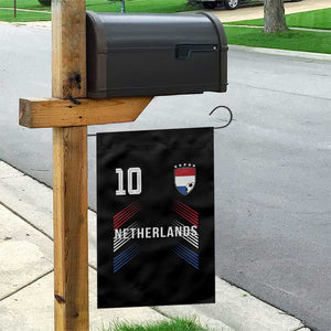 Netherlands Soccer Sports Graphic Number 10 Jersey Style Garden Flag Proud Nederlands Holland Football Fans Game Day Pride TS02 Print Your Wear