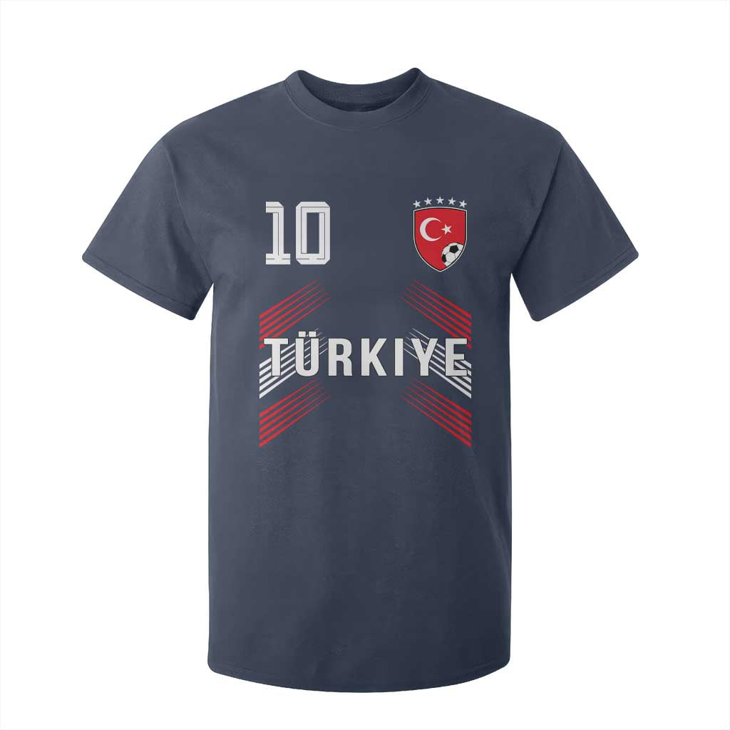 Proud Turkiye Soccer Fans Number 10 Jersey Style T Shirt For Kid Patriotic Turkish Football Turkey Sports Lover