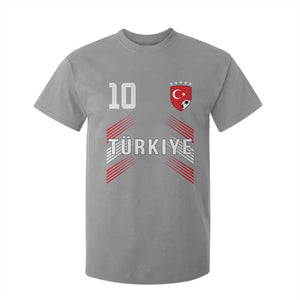 Proud Turkiye Soccer Fans Number 10 Jersey Style T Shirt For Kid Patriotic Turkish Football Turkey Sports Lover