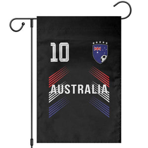 Australia Soccer Sports Graphic Number 10 Jersey Style Garden Flag Proud Australian Football Fans Game Day Pride TS02 Black Print Your Wear