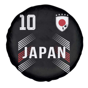 Japan Soccer Sports Graphic Number 10 Jersey Style Spare Tire Cover Proud Japanese Football Fans Game Day Pride TS02 Print Your Wear