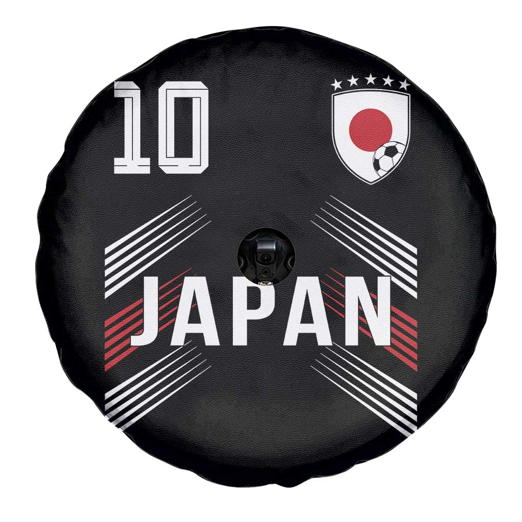 Japan Soccer Sports Graphic Number 10 Jersey Style Spare Tire Cover Proud Japanese Football Fans Game Day Pride TS02 Print Your Wear