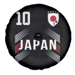 Japan Soccer Sports Graphic Number 10 Jersey Style Spare Tire Cover Proud Japanese Football Fans Game Day Pride TS02 Print Your Wear