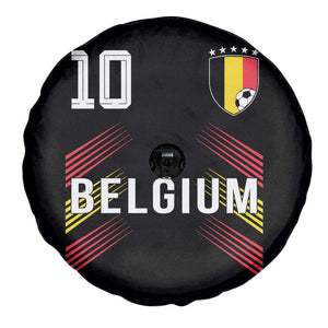 Belgium Soccer Sports Graphic Number 10 Jersey Style Spare Tire Cover Proud Belgian Football Fans Game Day Pride TS02 Print Your Wear