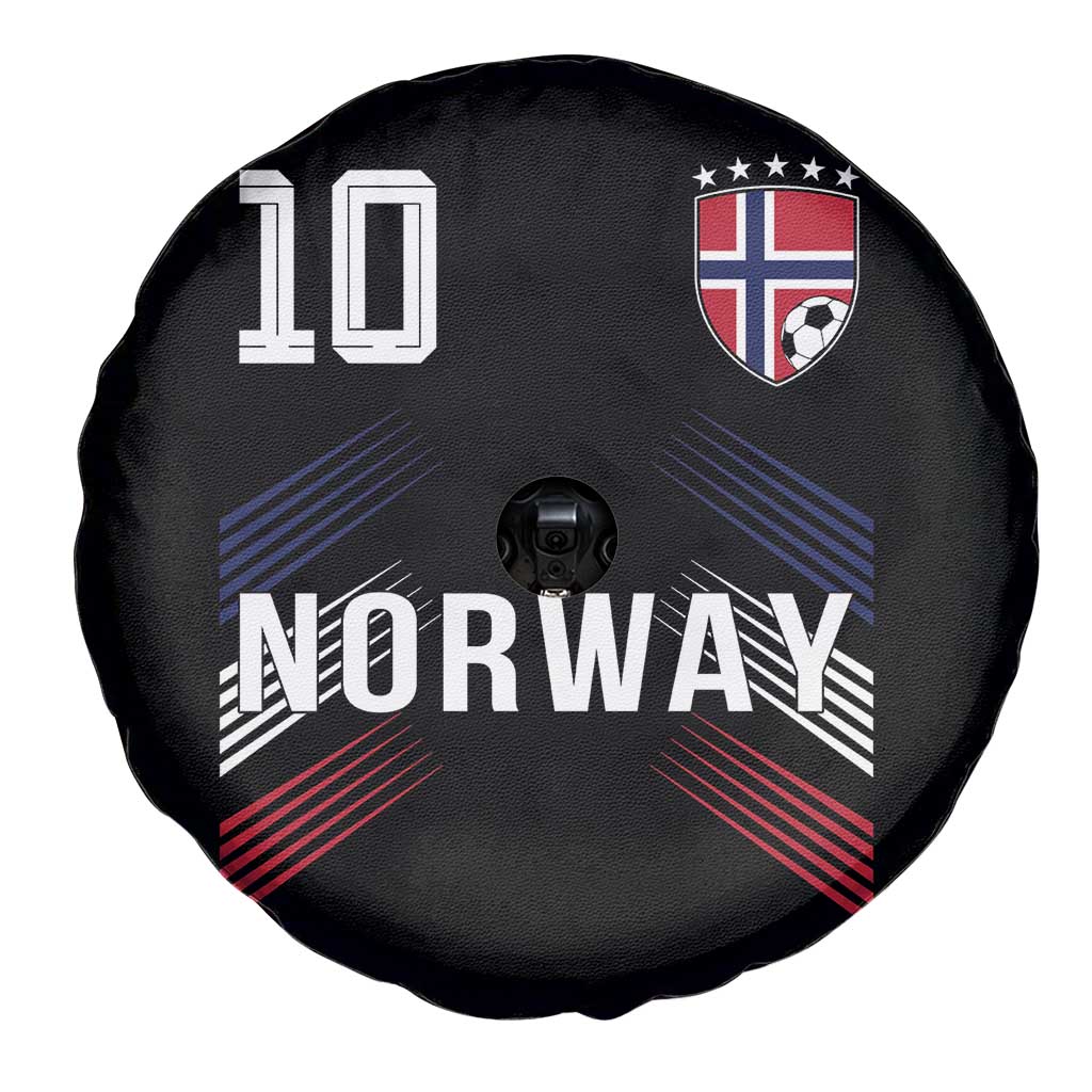 Norway Soccer Sports Graphic Number 10 Jersey Style Spare Tire Cover Proud Norwegian Football Fans Game Day Pride TS02 Print Your Wear