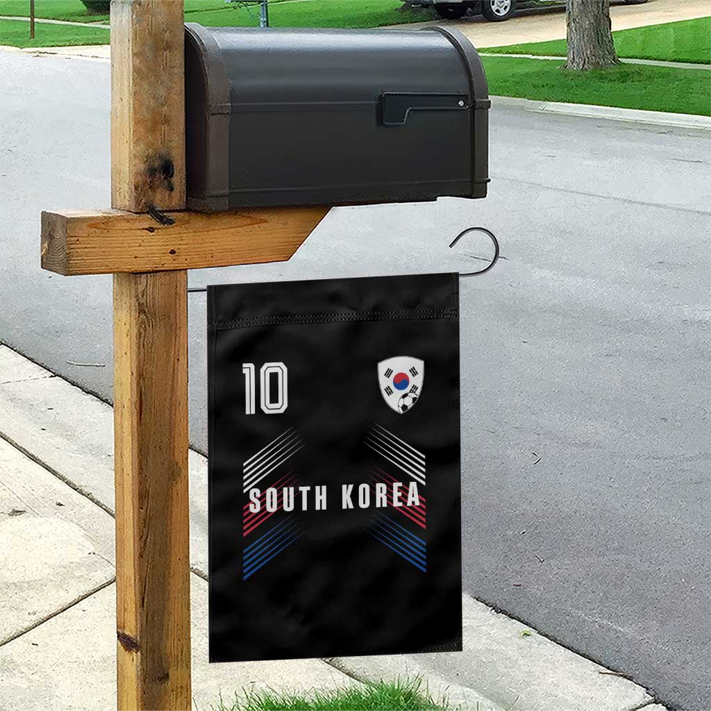 South Korea Soccer Sports Graphic Number 10 Jersey Style Garden Flag Proud Korean Football Fans Game Day Pride TS02 Print Your Wear
