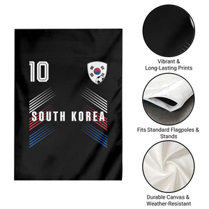 South Korea Soccer Sports Graphic Number 10 Jersey Style Garden Flag Proud Korean Football Fans Game Day Pride TS02 Print Your Wear
