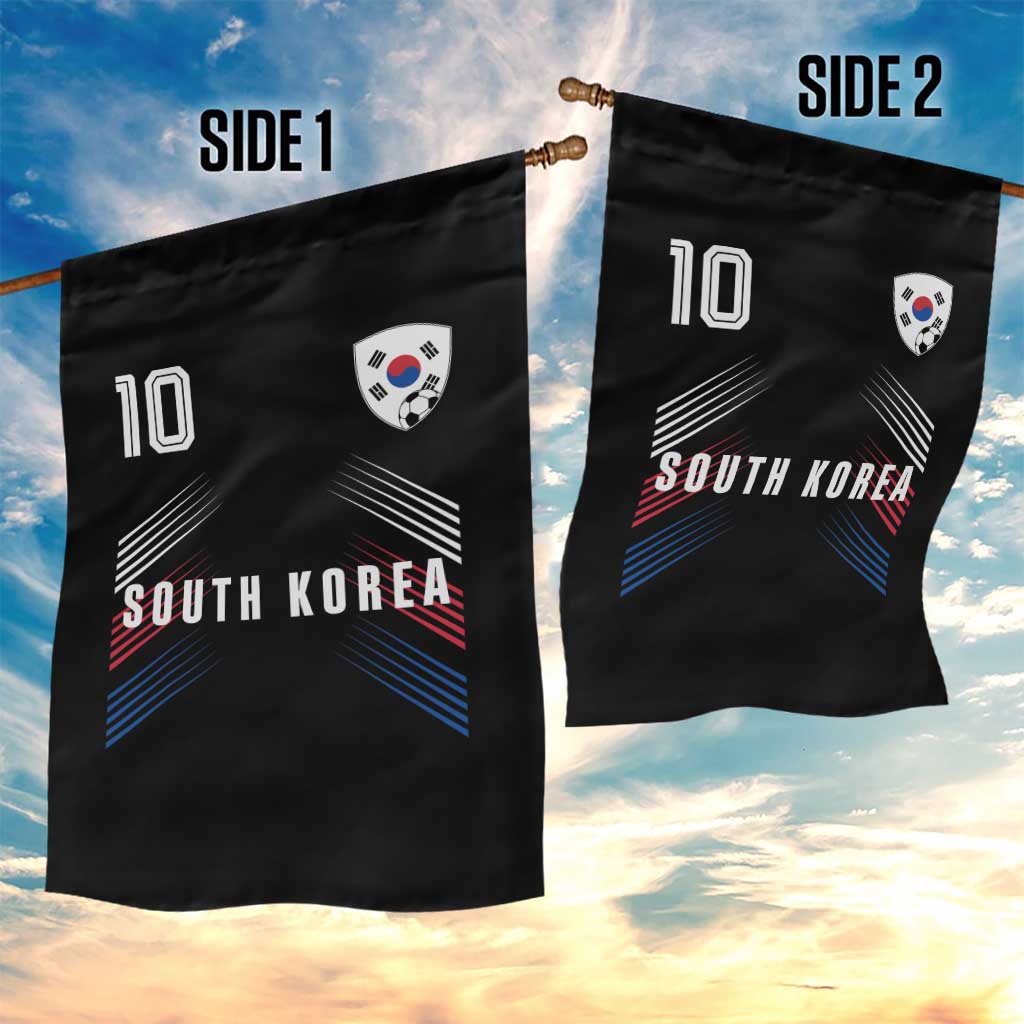 South Korea Soccer Sports Graphic Number 10 Jersey Style Garden Flag Proud Korean Football Fans Game Day Pride TS02 Print Your Wear