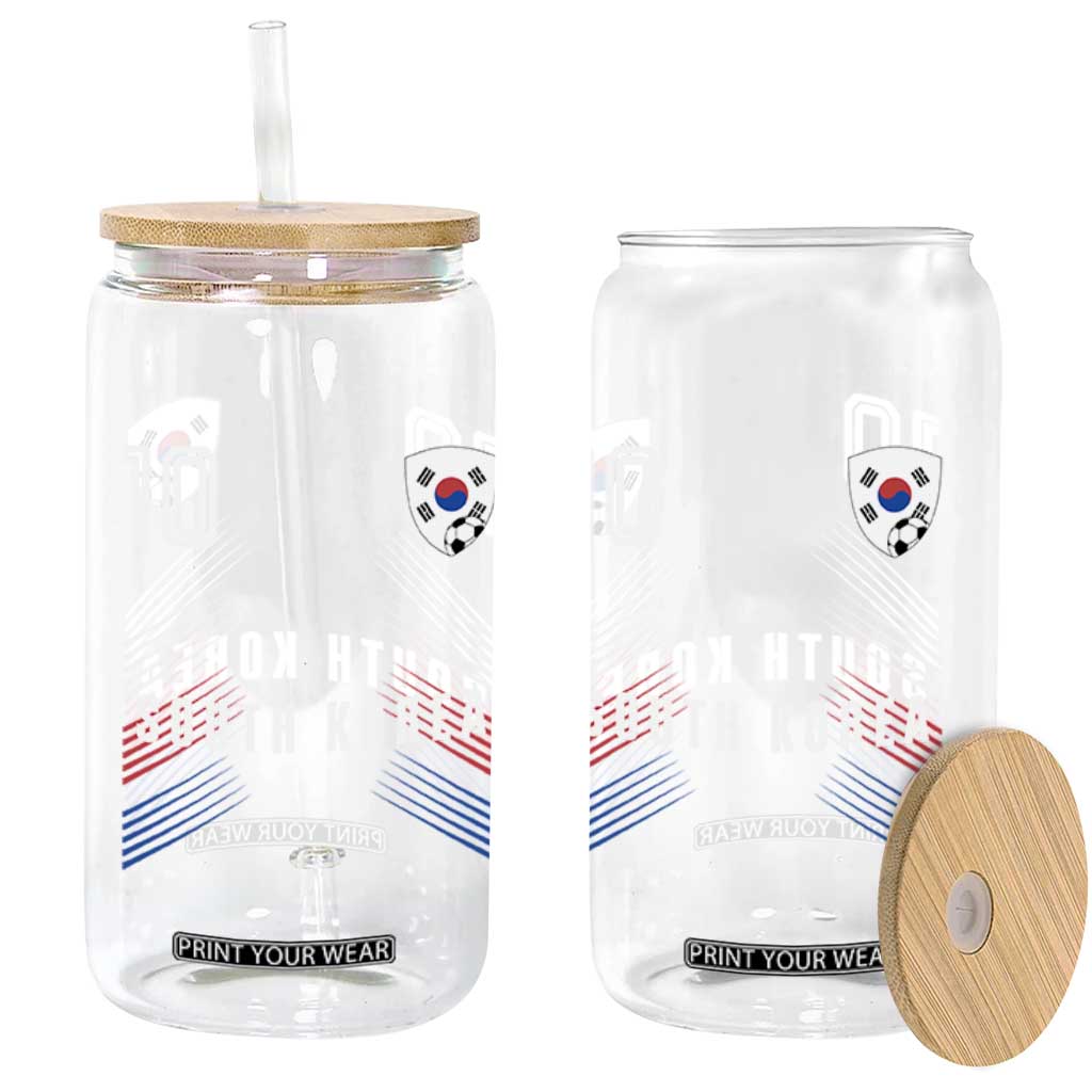South Korea Soccer Sports Graphic Number 10 Jersey Style Glass Can Proud Korean Football Fans Game Day Pride TS02 Print Your Wear