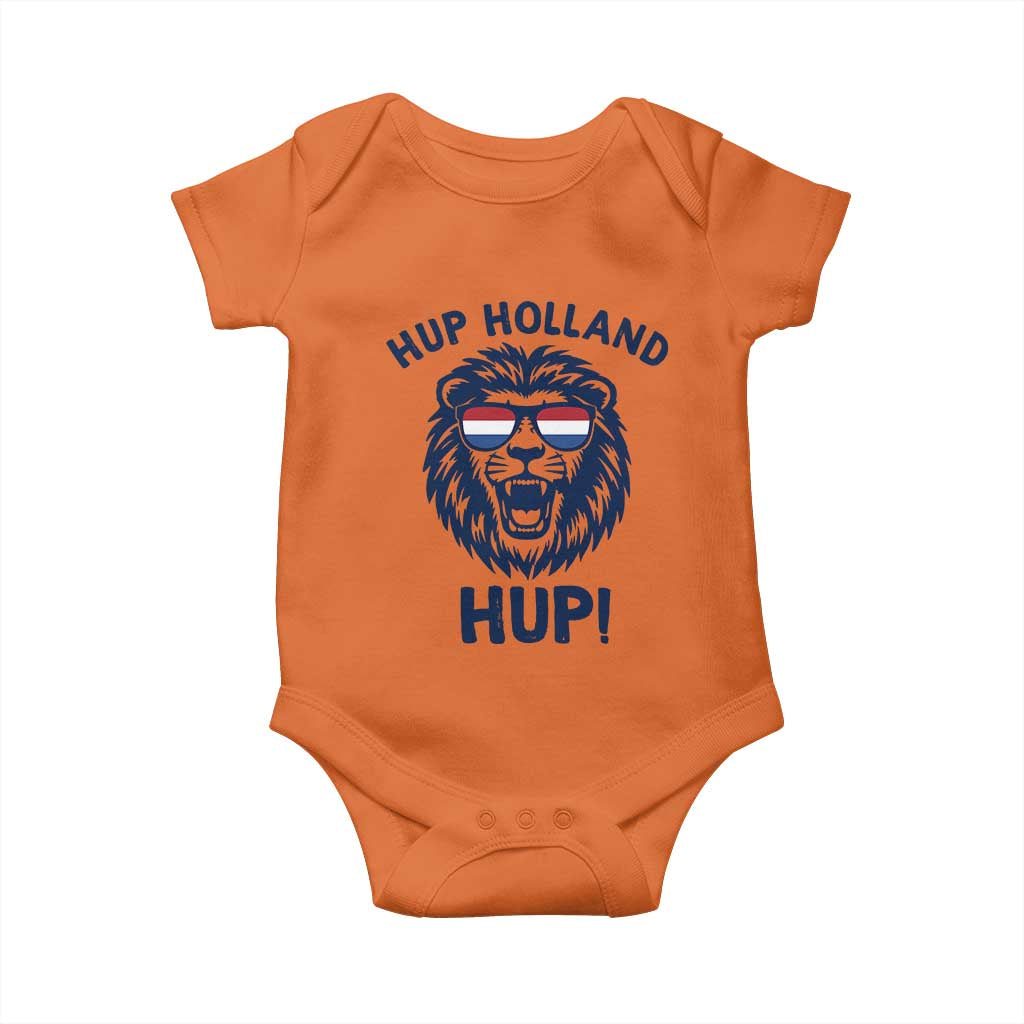 Hup Holland Hup Lion Netherlands Flag Baby Onesie Nederlands Dutch Pride Soccer Fans
