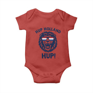 Hup Holland Hup Lion Netherlands Flag Baby Onesie Nederlands Dutch Pride Soccer Fans