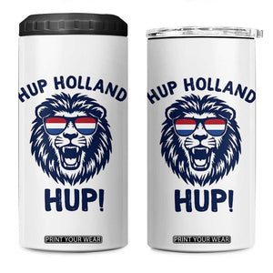 Hup Holland Hup Lion Netherlands Flag 4 in 1 Can Cooler Tumbler Nederlands Dutch Pride Soccer Fans