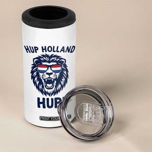 Hup Holland Hup Lion Netherlands Flag 4 in 1 Can Cooler Tumbler Nederlands Dutch Pride Soccer Fans