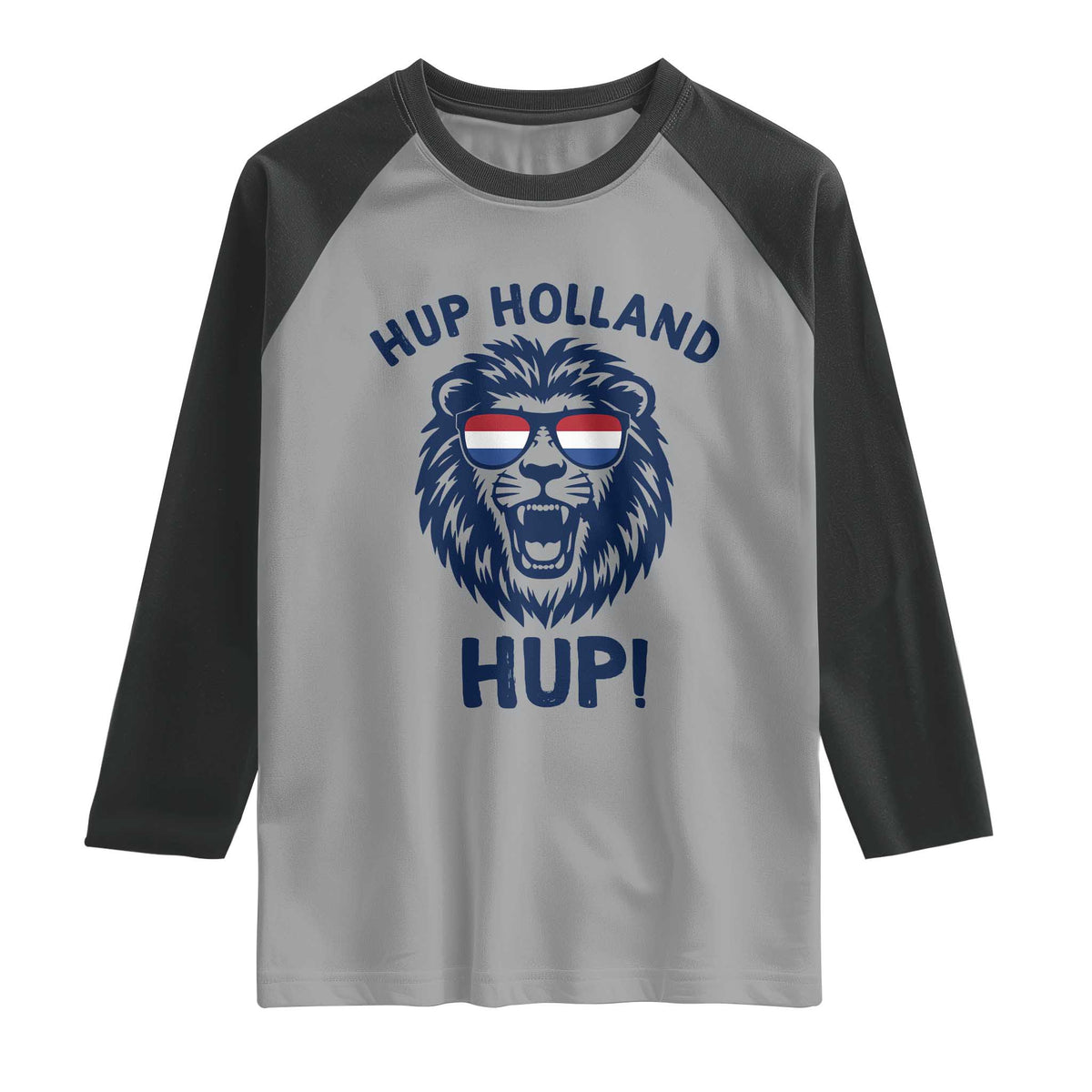 Hup Holland Hup Lion Netherlands Flag Raglan Shirt Nederlands Dutch Pride Soccer Fans