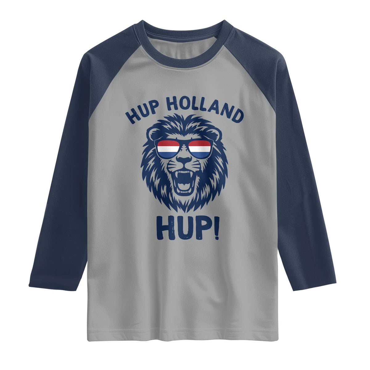 Hup Holland Hup Lion Netherlands Flag Raglan Shirt Nederlands Dutch Pride Soccer Fans
