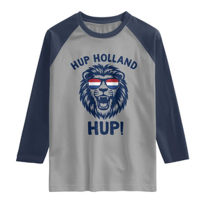 Hup Holland Hup Lion Netherlands Flag Raglan Shirt Nederlands Dutch Pride Soccer Fans