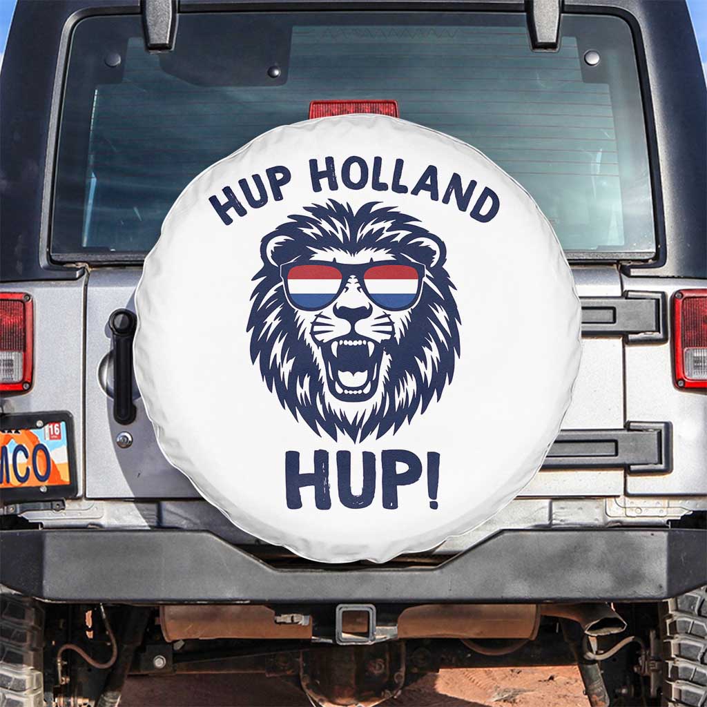 Hup Holland Hup Lion Netherlands Flag Spare Tire Cover Nederlands Dutch Pride Soccer Fans TS02 No hole White Print Your Wear