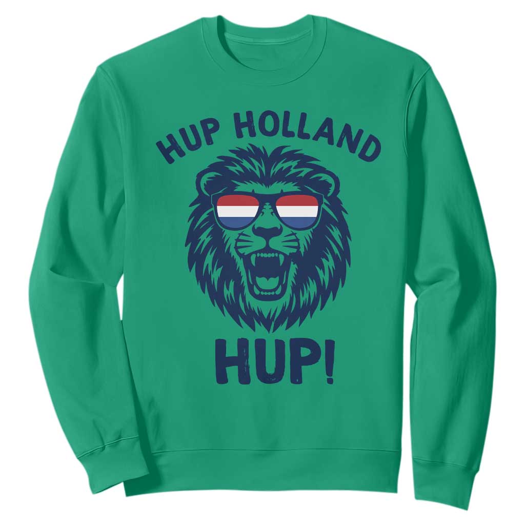 Hup Holland Hup Lion Netherlands Flag Sweatshirt Nederlands Dutch Pride Soccer Fans