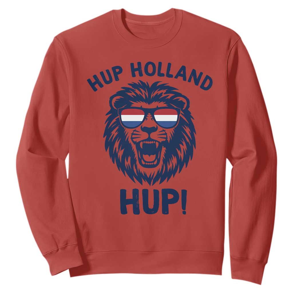 Hup Holland Hup Lion Netherlands Flag Sweatshirt Nederlands Dutch Pride Soccer Fans
