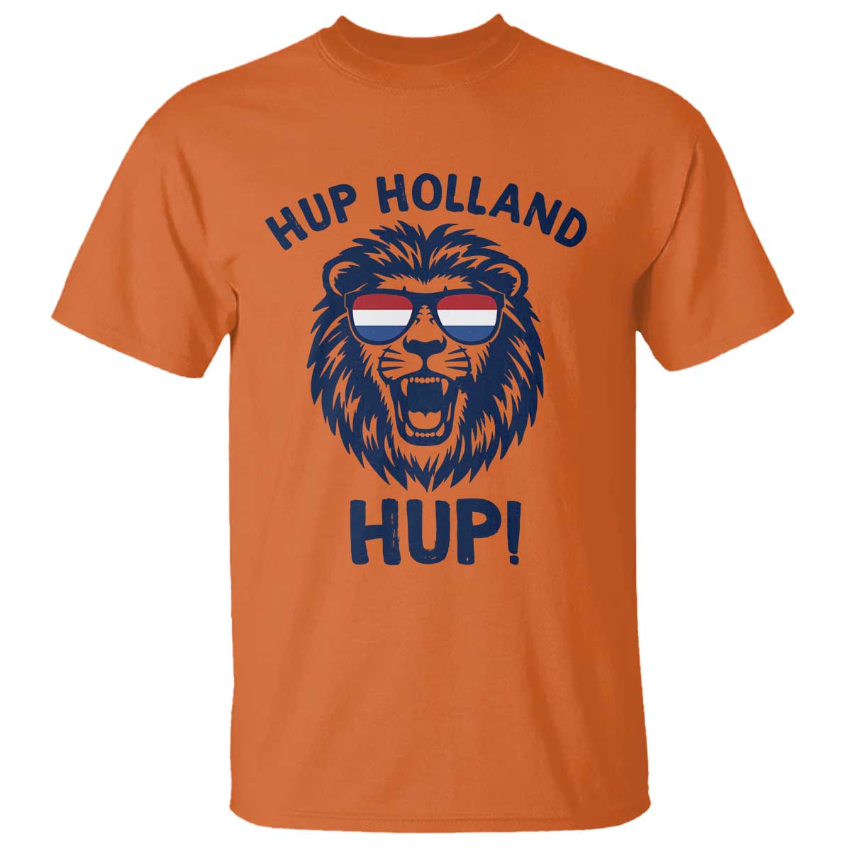 Hup Holland Hup Lion Netherlands Flag T Shirt Nederlands Dutch Pride Soccer Fans TS02 Orange Print Your Wear