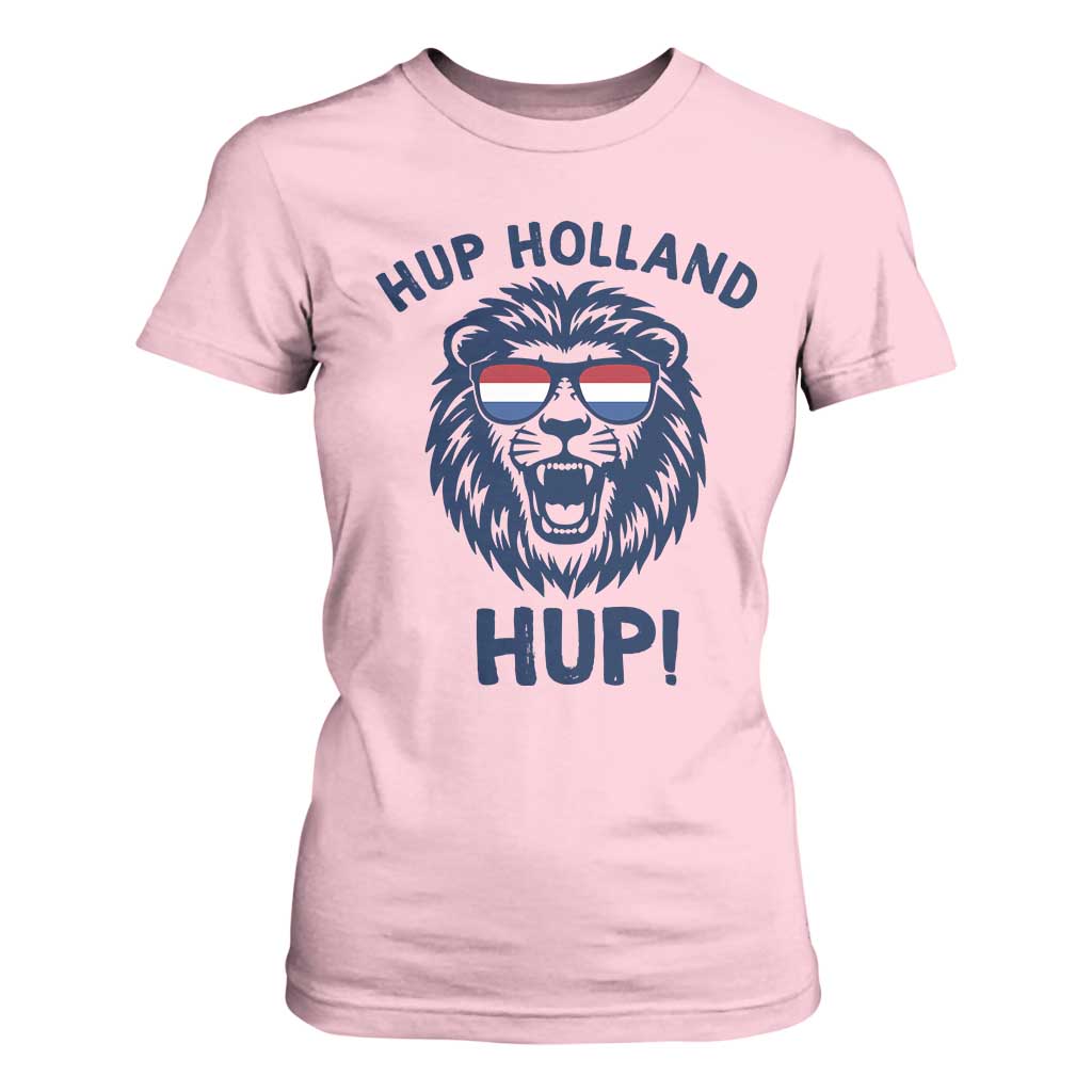 Hup Holland Hup Lion Netherlands Flag T Shirt For Women Nederlands Dutch Pride Soccer Fans