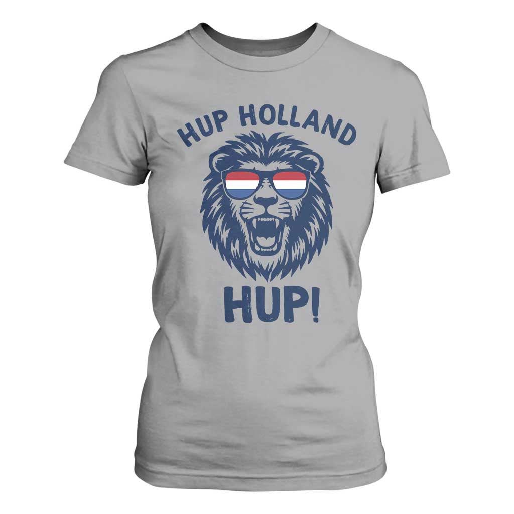 Hup Holland Hup Lion Netherlands Flag T Shirt For Women Nederlands Dutch Pride Soccer Fans