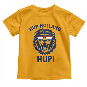 Hup Holland Hup Lion Netherlands Flag Toddler T Shirt Nederlands Dutch Pride Soccer Fans