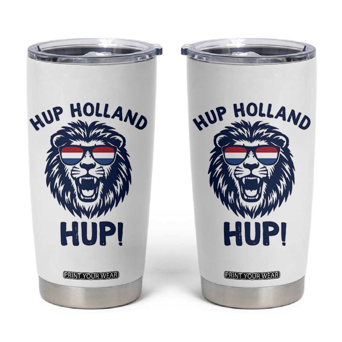 Hup Holland Hup Lion Netherlands Flag Tumbler Cup Nederlands Dutch Pride Soccer Fans