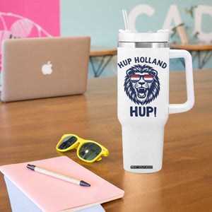 Hup Holland Hup Lion Netherlands Flag Tumbler With Handle Nederlands Dutch Pride Soccer Fans