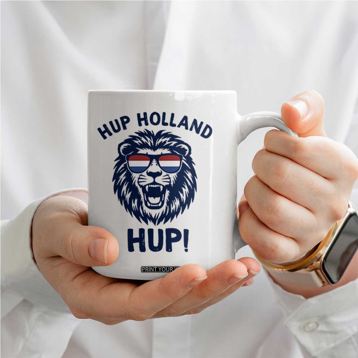 Hup Holland Hup Lion Netherlands Flag Coffee Mug Nederlands Dutch Pride Soccer Fans