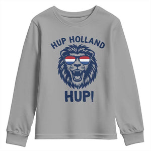 Hup Holland Hup Lion Netherlands Flag Youth Sweatshirt Nederlands Dutch Pride Soccer Fans