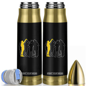 Viral Basketball Pointing Huddle Bullet Tumbler Funny Women Sports Culture Meme Yellow Silhouette Graphic TS02 Black Print Your Wear