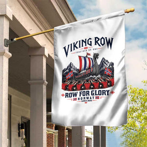 Viking Row Ro Ro Norway Norge Norwegian Flag Garden Flag Row For Glory Norway Together As One Retro Football Fans TS02 Print Your Wear