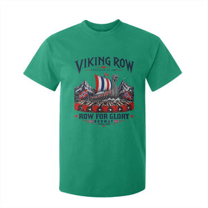 Viking Row Ro Ro Norway Norge Norwegian Flag T Shirt For Kid Row For Glory Norway Together As One Retro Football Fans TS02 Irish Green Print Your Wear