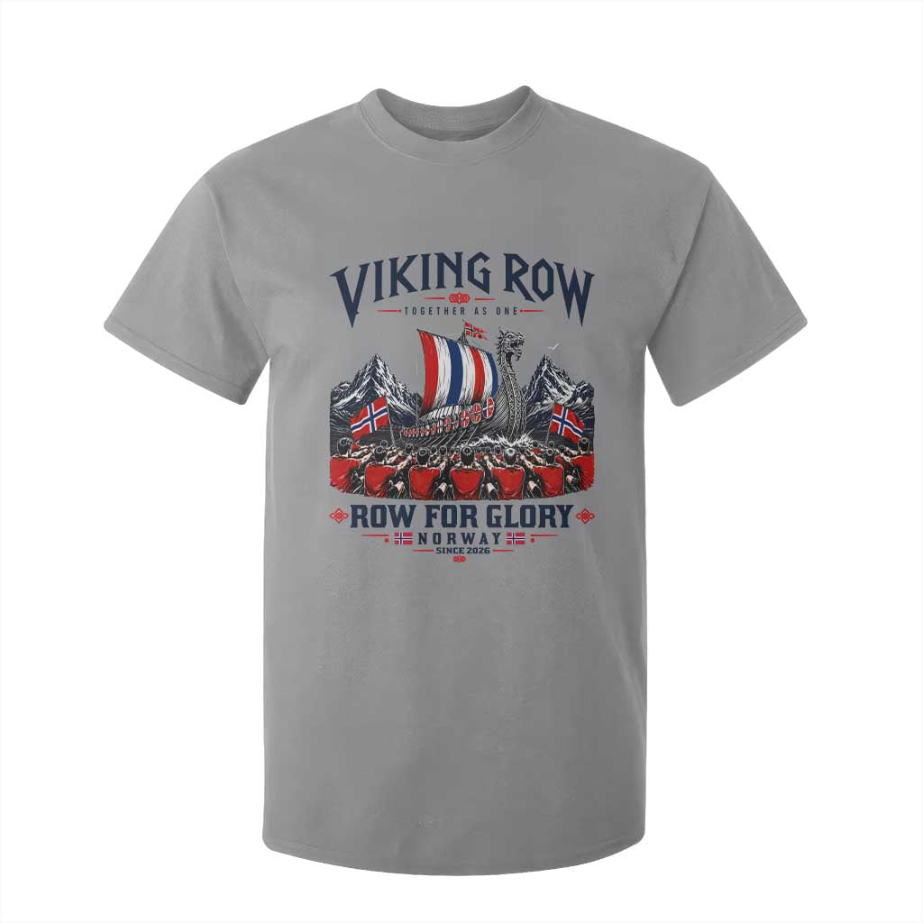 Viking Row Ro Ro Norway Norge Norwegian Flag T Shirt For Kid Row For Glory Norway Together As One Retro Football Fans TS02 Sport Gray Print Your Wear